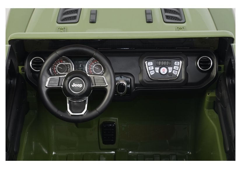 Samochód na akumulator Jeep 6768R zielony