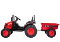 Traktor na Akumulator z Przyczepą HL388 Czerwony
