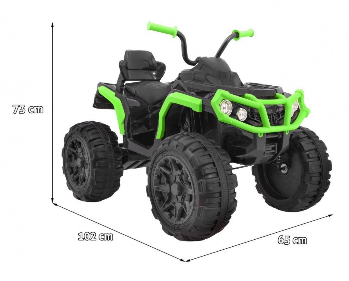 Pojazd Quad ATV Czarno-Zielony