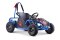 Gokart Fast Dragon na akumulator Niebieski 30km/h + Silnik 1000W + Koła pompowane + Regulacja siedzenia + Pasy + do 65 kg