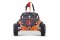 Gokart Fast Dragon na akumulator Pomarańczowy 30km/h + Silnik 1000W + Koła pompowane + Regulacja siedzenia + Pasy + do 65 kg