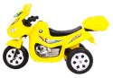 Motorek Trójkołowy BJX-088 elektryczny dla najmłodszych Żółty + Dźwięki + Światła