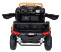 Buggy ATV Strong Racing dla 2 dzieci Biały + Silnik bezszczotkowy + Pompowane koła + Audio LED