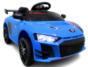 Cabrio A1 Niebieski, autko na akumulator, funkcja bujania, PILOT