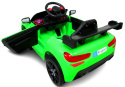Cabrio A1 Zielony, autko na akumulator, funkcja bujania, PILOT