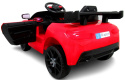 Cabrio A1 czerwony, autko na akumulator, funkcja bujania, PILOT