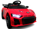 Cabrio A1 czerwony, autko na akumulator, funkcja bujania, PILOT