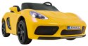 Perfecta Auto dla 2 dzieci Żółta + Pompowane koła + Silnik bezszczotkowy + MP3 LED + Wolny Start do 100 kg