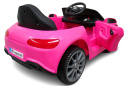 Cabrio B4 RÓŻOWY Pojazd na akumulator, autka dla dzieci pilot skóra