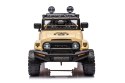 Toyota FJ Cruiser dla dzieci Beżowy + Pilot + Napęd 4x4 + Audio LED + EVA + Wolny Start