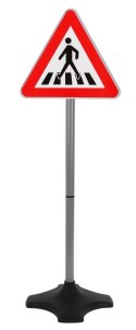 Zestaw 5 Znaków drogowych na stojakach dla małych Kierowców 3+ Nauka Jazdy