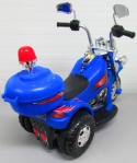 Motorek M8 niebieski, motorek na akumulator