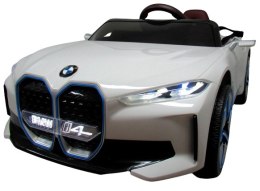BMW i4 Biały Auto na akumulator EVA Skóra pilot