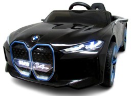 BMW i4 Czarny Auto na akumulator EVA Skóra pilot