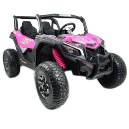 MEGA BUGGY SXS DLA 2 DZIECI 2X120W, SUPER MOC, PRZESUWANE SIEDZENIE, WALIZKA/BBH028