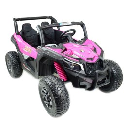 MEGA BUGGY SXS DLA 2 DZIECI 2X120W, SUPER MOC, PRZESUWANE SIEDZENIE, WALIZKA/BBH028