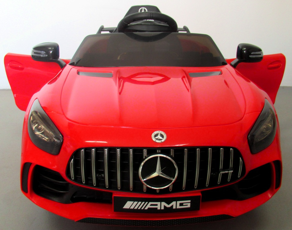 Mercedes GTR czerwony Miękkie koła Eva, miękki fotelik Licencja