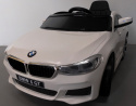 BMW 6GT Biały Miękkie koła Eva, miękki fotelik Licencja