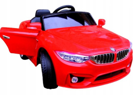 Cabrio B8 czerwony, Autko na akumulator, zdalnie sterowane