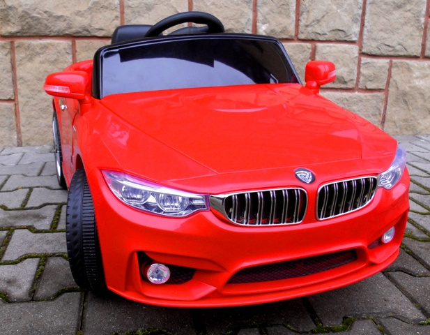 Cabrio B8 czerwony, Autko na akumulator, zdalnie sterowane