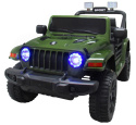 Duży Jeep X10 zielony, 2 silniki BUJAK