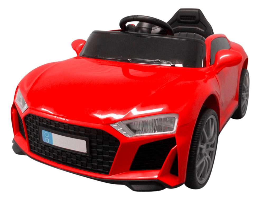 Cabrio AA5 czerwony, autko na akumulator, funkcja bujania