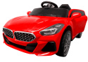 Cabrio AA6 czerwony, autko na akumulator, funkcja bujania