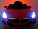 Cabrio AA6 czerwony, autko na akumulator, funkcja bujania