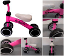 Rowerek biegowy R11 różowy R-Sport, jeździk
