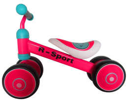 Rowerek biegowy R12 różowy R-Sport, jeździk