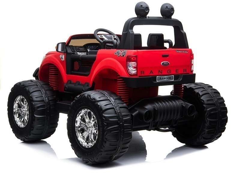 Pojazd na Akumulator Ford Ranger Monster LCD Czerwony