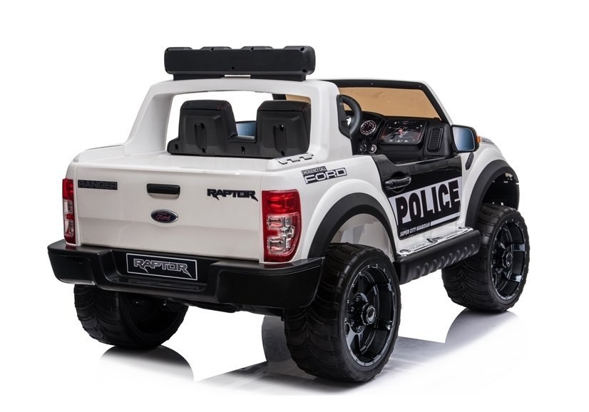 Auto na Akumulator Ford Ranger Raptor Police DK-F150RP Biały Lakier